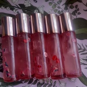 HANDCRAFTED  'Canalope Mint Water' lip oil Rose Quartz LIP OIL
